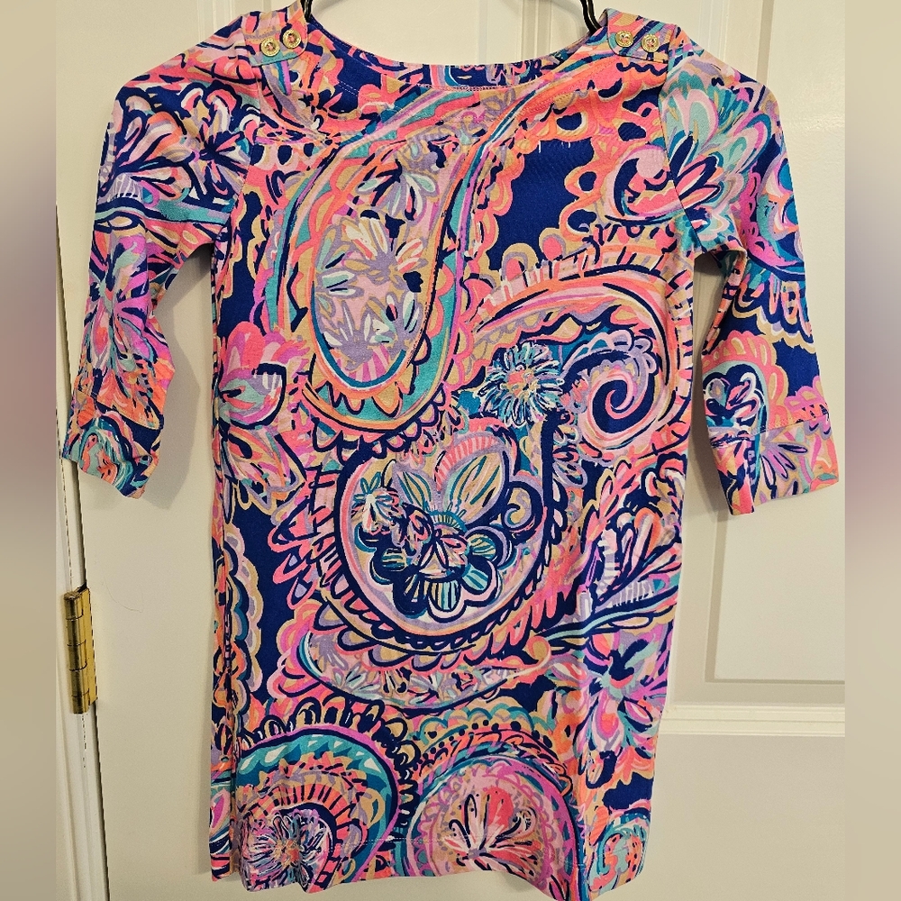 Lilly Pulitzer Girls Mini Sophie Dress Size 6-7
